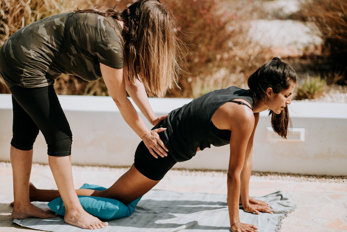 Pigeon Pose for hip flexibility